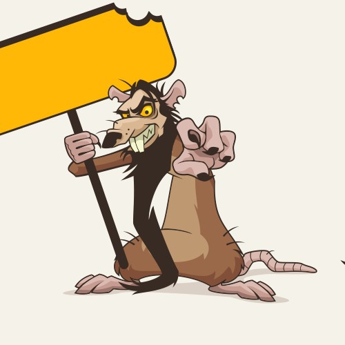 Ratsputin mascot / character RAT