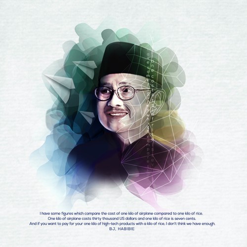 illustration of Mr. Habibie