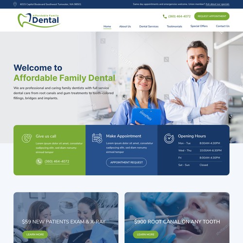 Dental Office Website