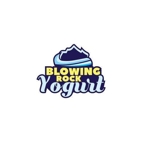 Logo for a new yogurt shop