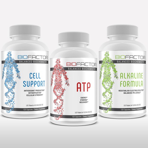 Wellness Supplement Label Design