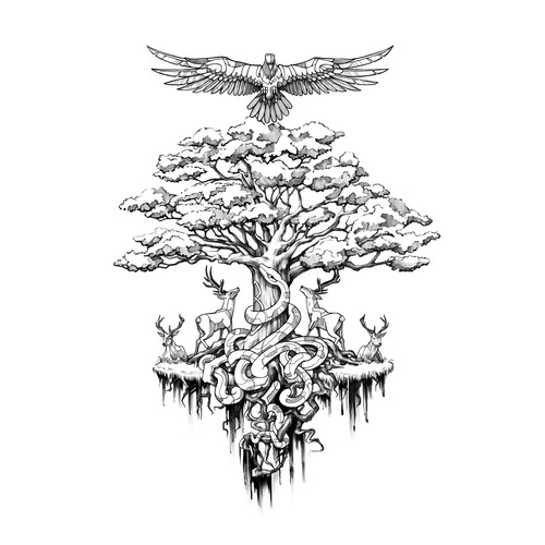 Yggdrasil Tree Tattoo