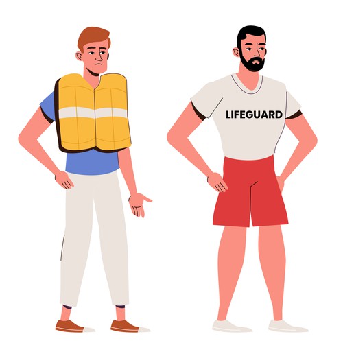 Characters for the presentation.
