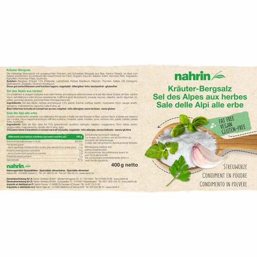 Product label design