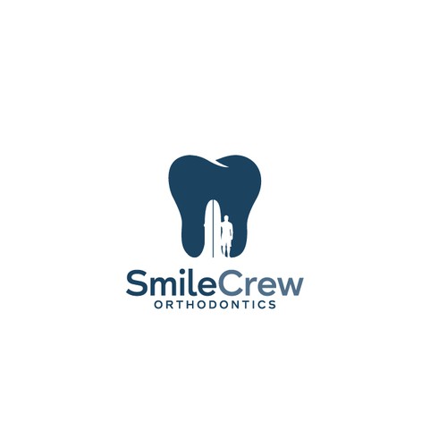 Coastal theme logo for dentist