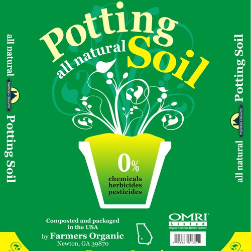 Potting soil packaging