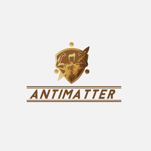 2nd logo concept for antimatter fitness and gym supplier