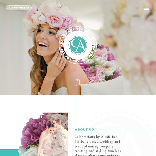 Luxury wedding planner needs new Website Design