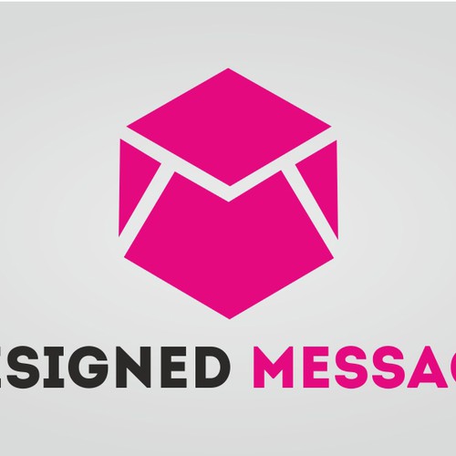 Creative logo for a creative messaging company - Designed Message