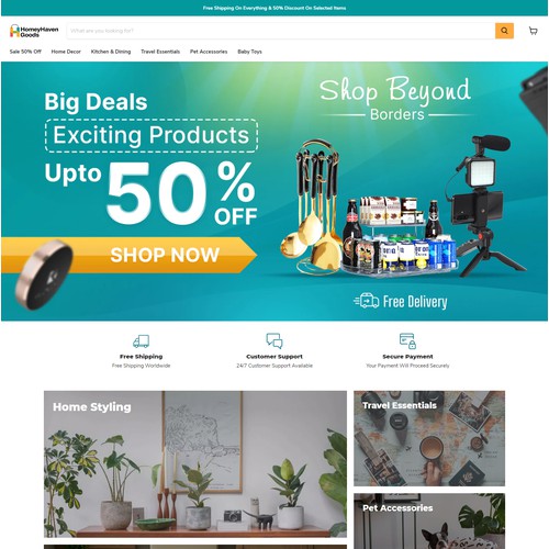 Ecommerce Store Banner & Product Images Design