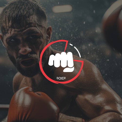 Boxer - Karate, MMA Fighter Logo