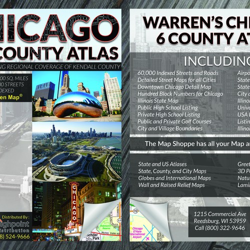 Chicago 6 County Atlas