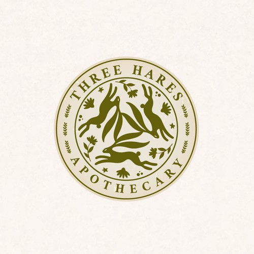 Logo for a apothecary botanicals vintage