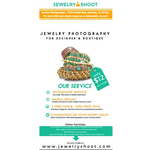 Jewelry Banner for Photographer