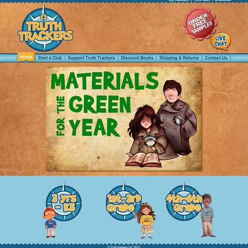 Website Design for Ecommerce Business - Children Books and Awards Retailer