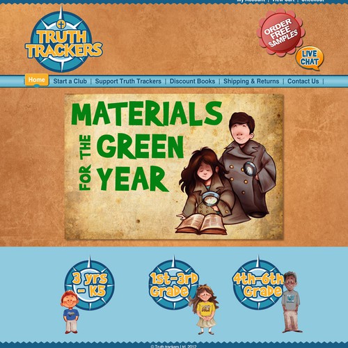 Website Design for Ecommerce Business - Children Books and Awards Retailer