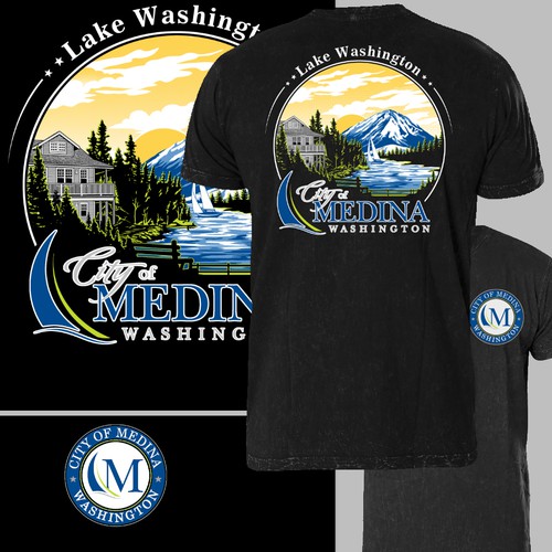 Pls design a t-shirt for Medina, Washington, USA