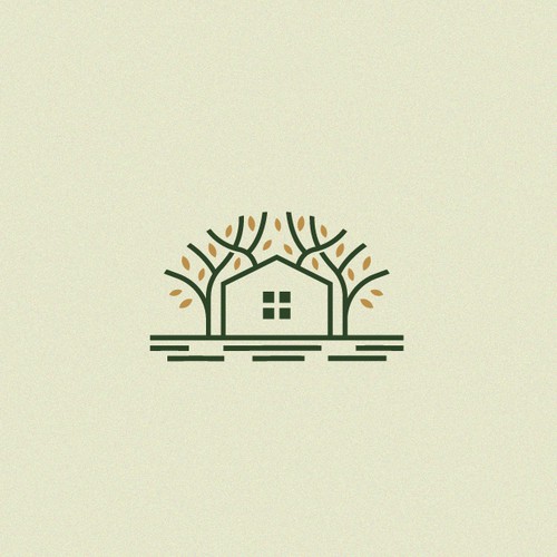 Shadow Lake Modern Nature-Inspired Community Logo