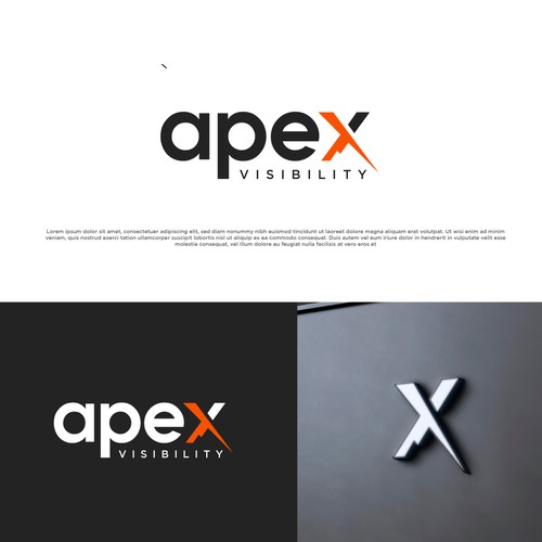 In contest Apex Visibility Logo & Brand Guide for SEO Consultant