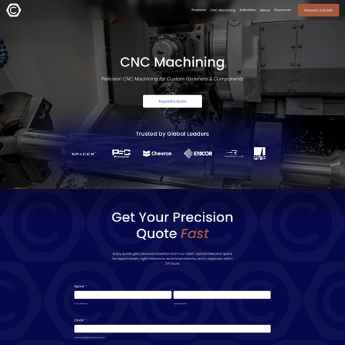 California Industrial and Manufacturing Website