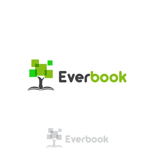 Create a company logo for "Everbook" that will also serve as the book title on the book's cover page