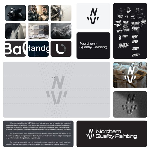 Logo & Brand Identity Design for a Industrial sand blasting, dry ice blasting and painting