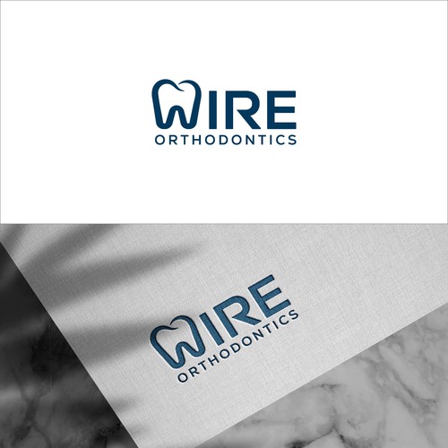 wordmark logo for wire orthodontics
