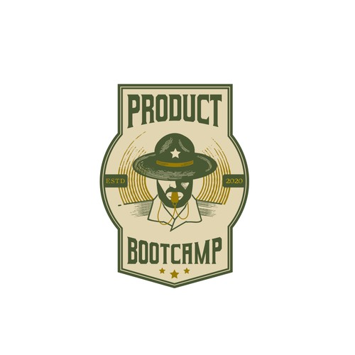 Product Bootcamp Vintage Logo Concept