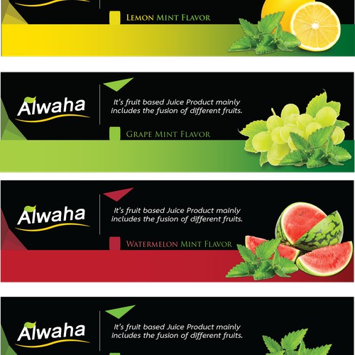 Design label for alwaha