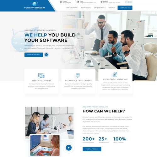 Digital agency website 