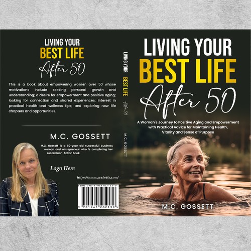 Living Your Best Life After 50 — Book Cover Design