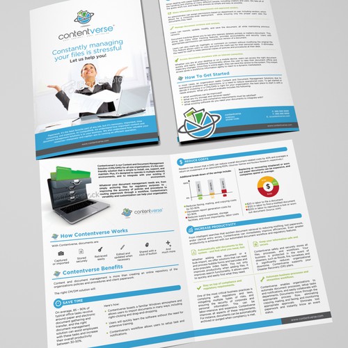 Create the next brochure design for Computhink 