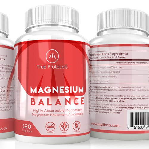 Supplement label template 