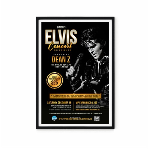 Elvis Concert Poster