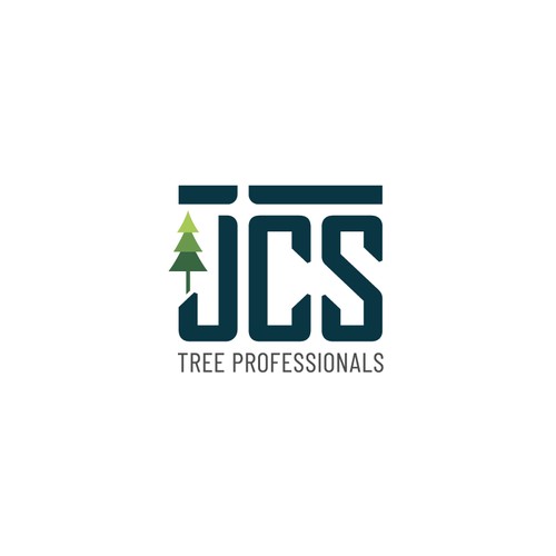 Logo for a tree service company