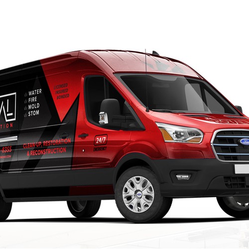 Van Wrap Design for Royal Restoration