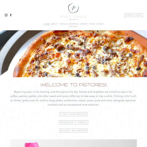Pistores Pizza & Pasta Optimization