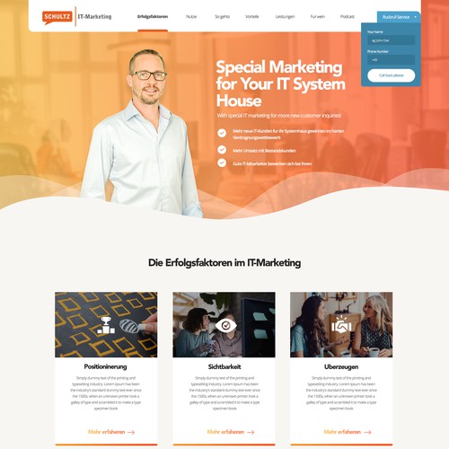 Marketing Web design