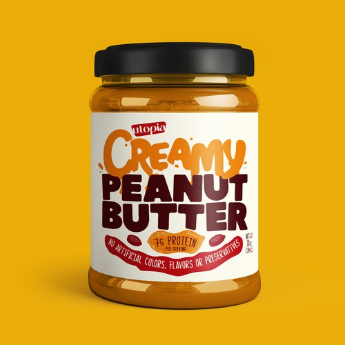 Peanut Butter label design