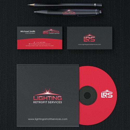 Logo and business card update for Lighting Retrofit Services