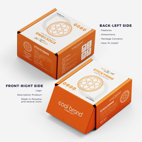 Sticky Ring Phone Holder Packaging