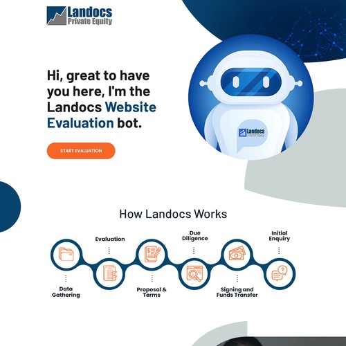 Landing page design