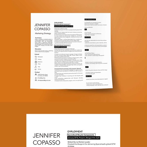 Resume Design