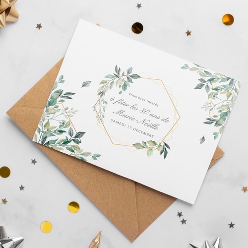 INVITATIONS ANNIVERSAIRE 80 ANS
