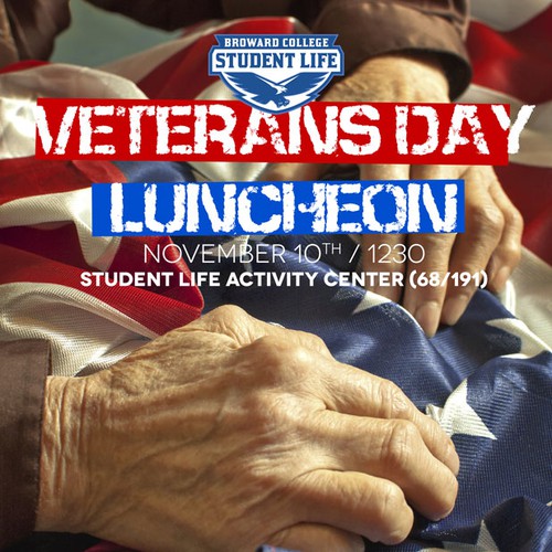 Veterans Day Luncheon - How will you honor those that have served?