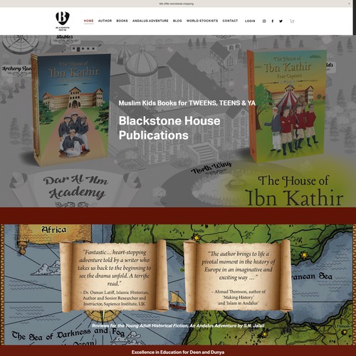 eCommerce Website for Blackstone House Publications