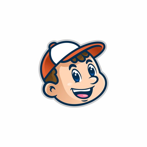 Friendly Plumber Kid Mascot Logo