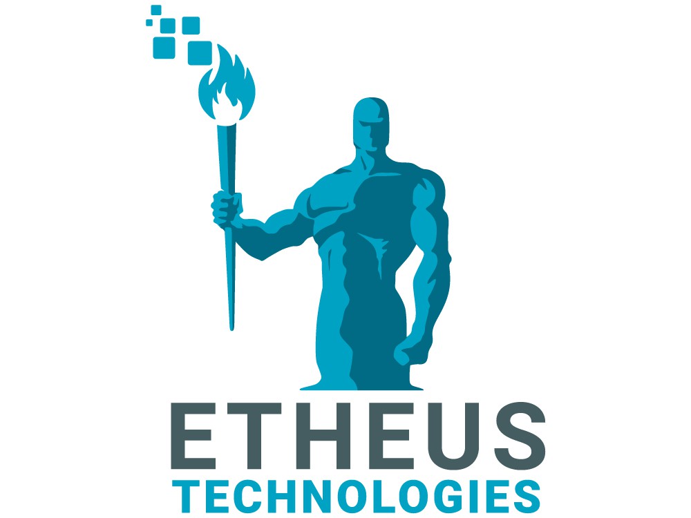 Create a Digitized Flame/Torch logo for a Tech Company