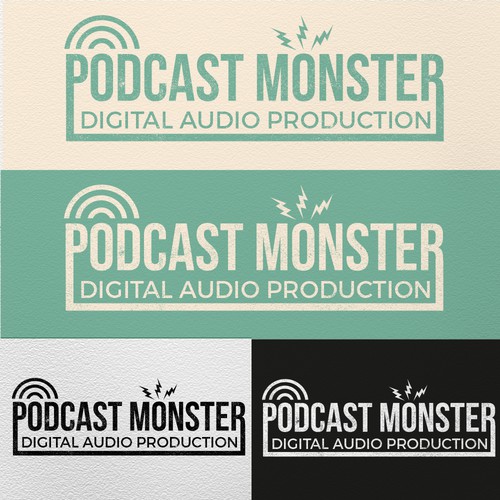 PODCAST MONSTER - Logo