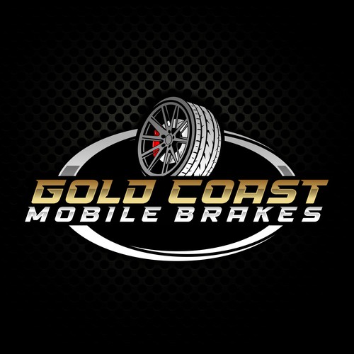 Gold Coast Mobile Brakes logo design